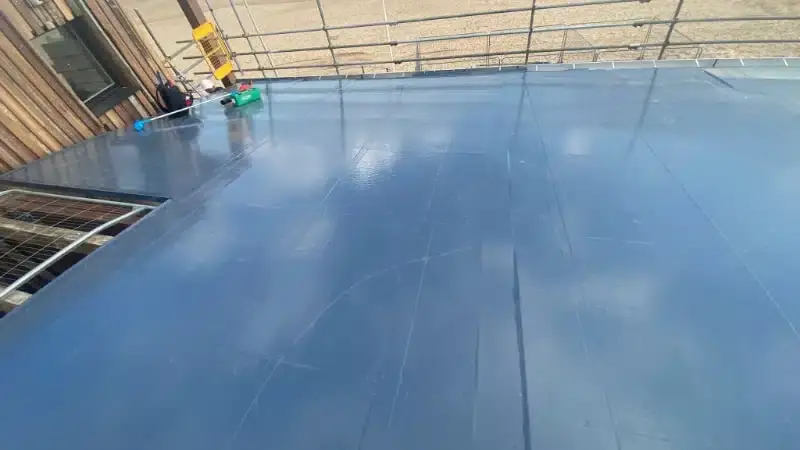 BCP Council, Durley Chine: completed roof
