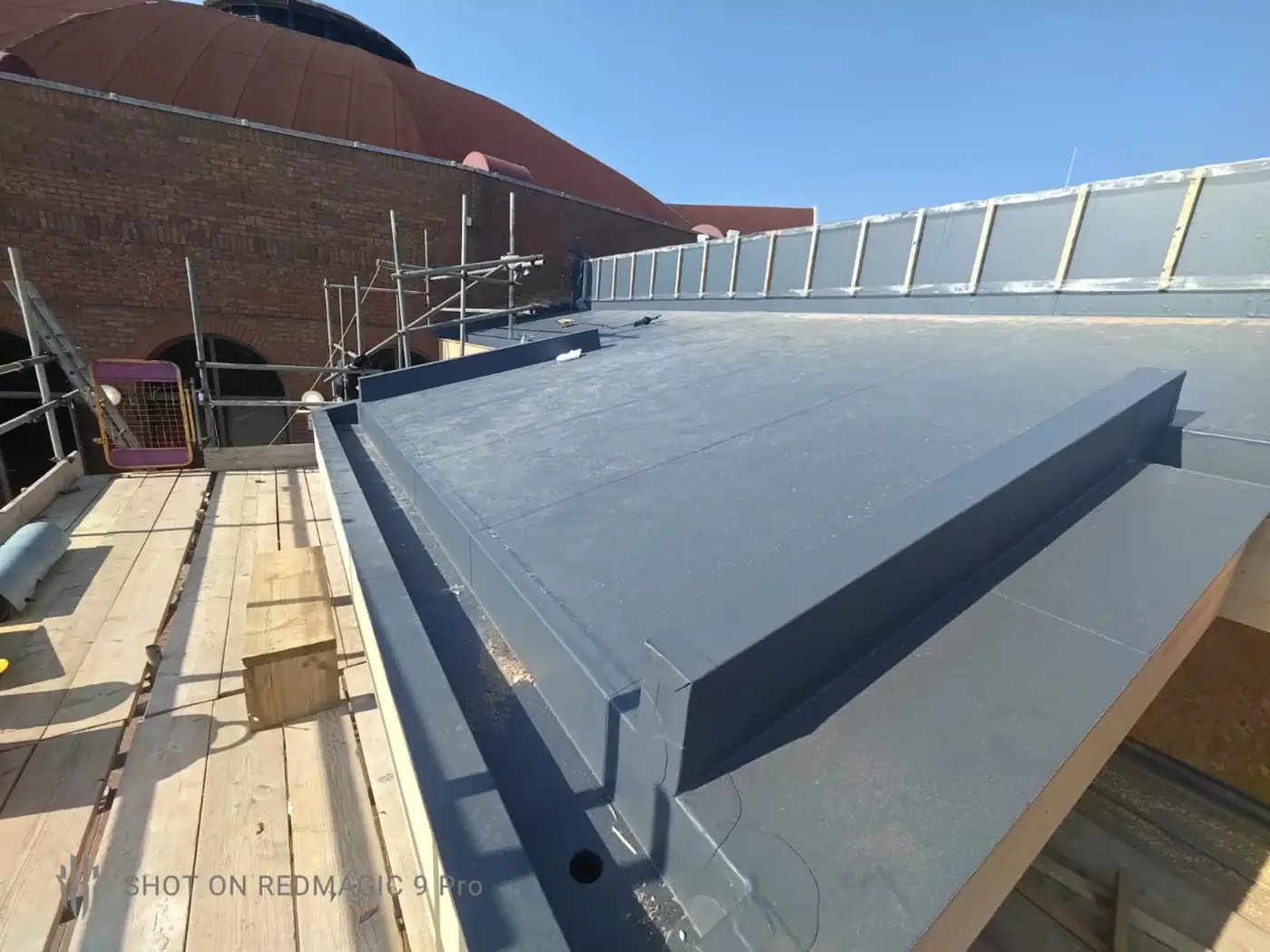 Bournemouth International Centre: completed roof