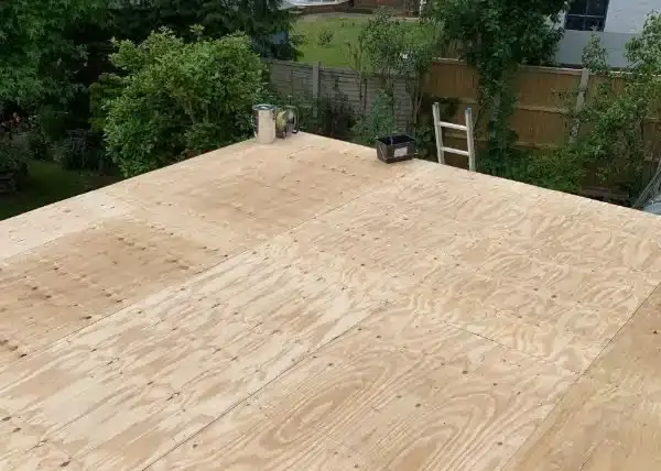 Canford Cliffs Road: completed roof