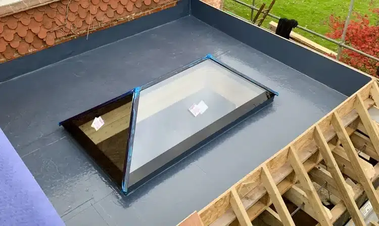 Cranleigh: completed roof