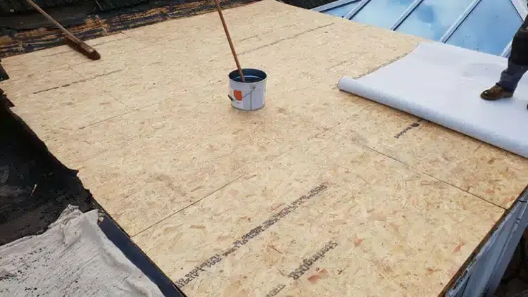 Ferndown: completed roof