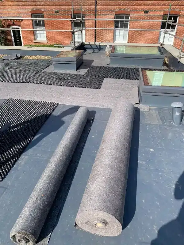Green Roof, Winchester: finished detail