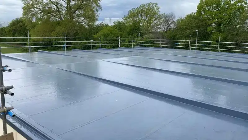 Holy Family Catholic Primary School, Southampton: completed roof