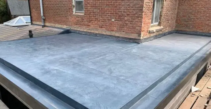21 Lilliput Road, Sandbanks: completed roof