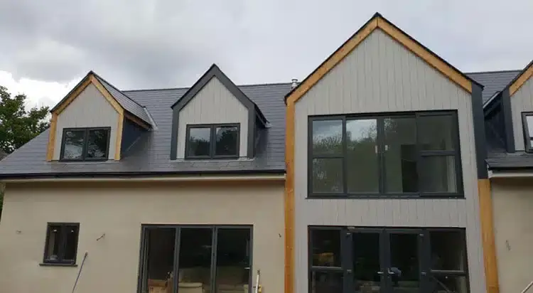Parley Dormers: completed roof