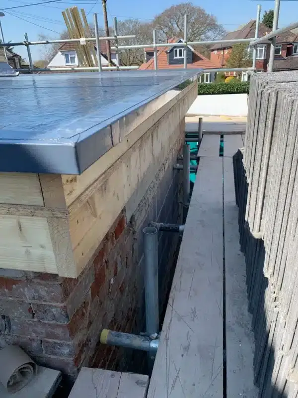 River Way, Christchurch: roof works