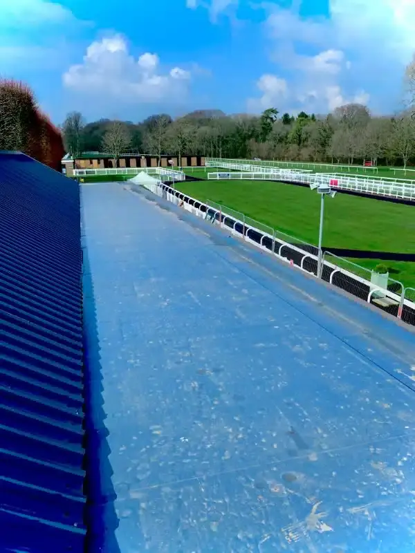 Salisbury Racecourse: roof works