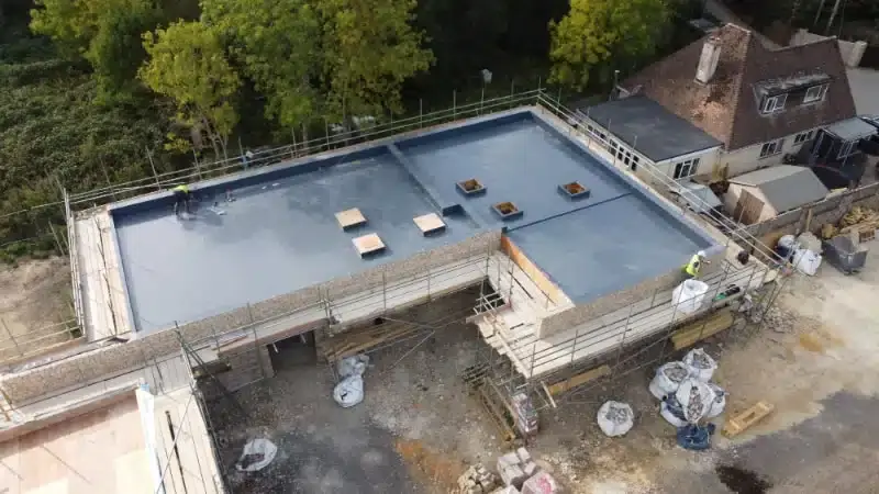 Seven Acres, Surrey: roof works