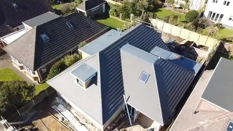 Springfield Avenue, Southbourne: completed roof